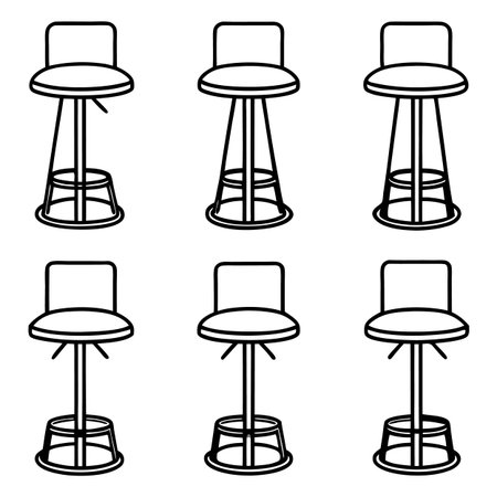 Set of Office Chairのイラスト素材