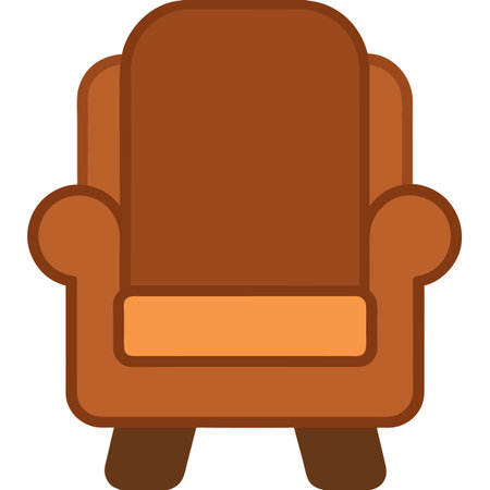 Illustration of Office workplace chairのイラスト素材