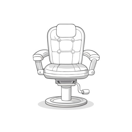 Illustration of Office workplace chairのイラスト素材