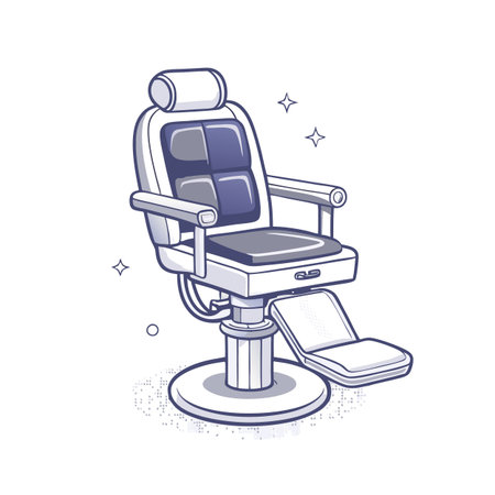 Illustration of Office workplace chairのイラスト素材