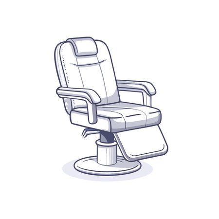 Illustration of Office workplace chairのイラスト素材