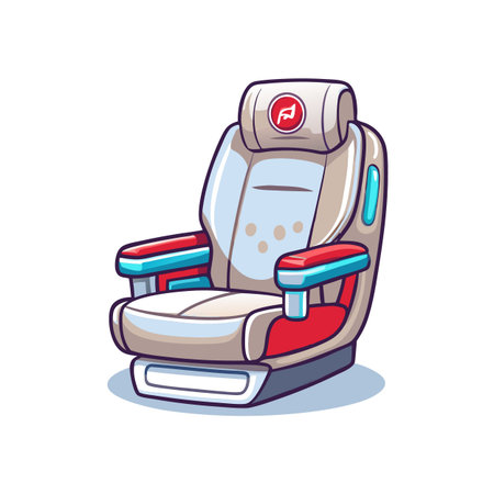 Illustration of Office workplace chairのイラスト素材