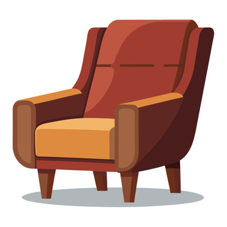 Illustration of Office workplace chairのイラスト素材