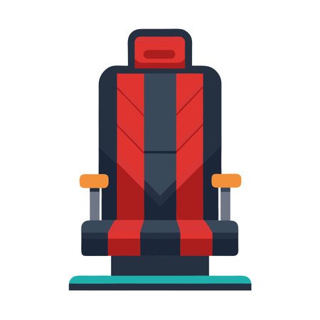 Illustration of Office workplace chairのイラスト素材