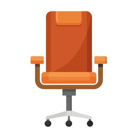 Illustration of Office workplace chairのイラスト素材