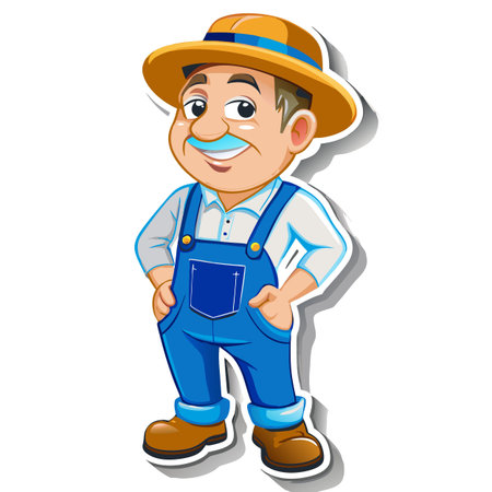 Illustration of Farmer Activityのイラスト素材