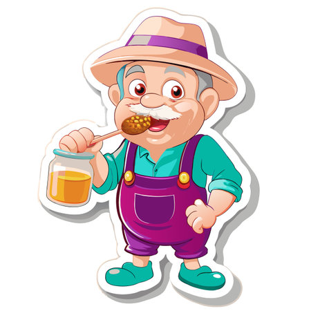 Illustration of Farmer Activityのイラスト素材