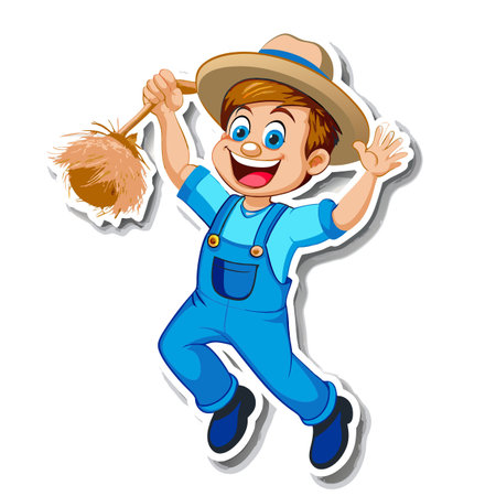 Illustration of Farmer Activityのイラスト素材