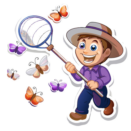 Illustration of Farmer Activityのイラスト素材