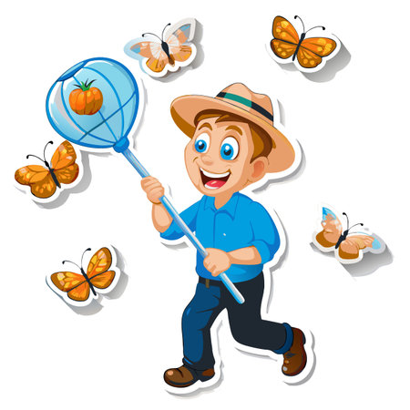 Illustration of Farmer Activityのイラスト素材