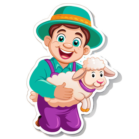 Illustration of Farmer Activityのイラスト素材