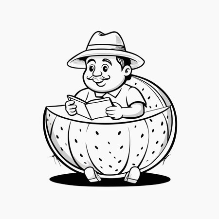 Illustration of Farmer Activityのイラスト素材