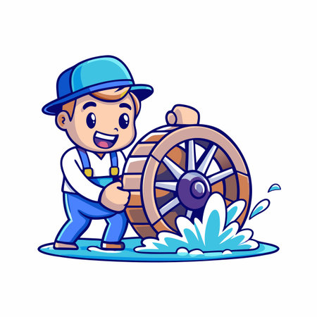 Illustration of Farmer Activityのイラスト素材