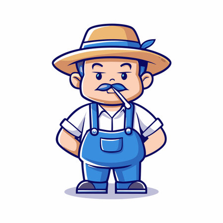 Illustration of Farmer Activityのイラスト素材