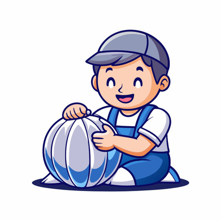 Illustration of Farmer Activityのイラスト素材