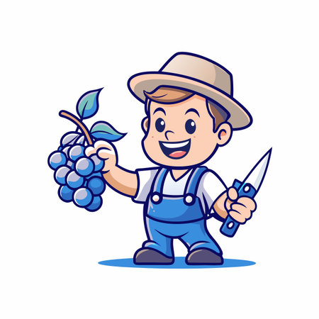 Illustration of Farmer Activityのイラスト素材