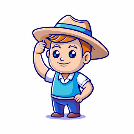 Illustration of Farmer Activityのイラスト素材