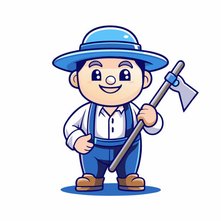 Illustration of Farmer Activityのイラスト素材