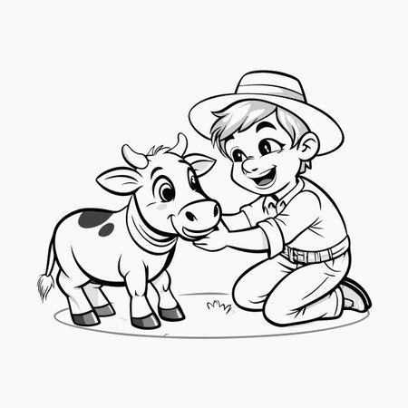 Illustration of Farmer Activityのイラスト素材