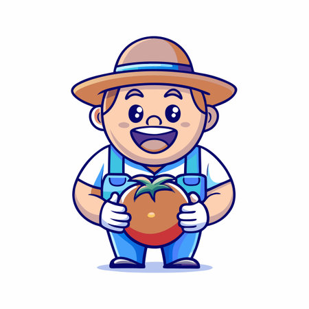 Illustration of Farmer Activityのイラスト素材