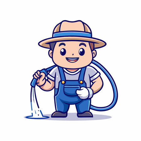 Illustration of Farmer Activityのイラスト素材