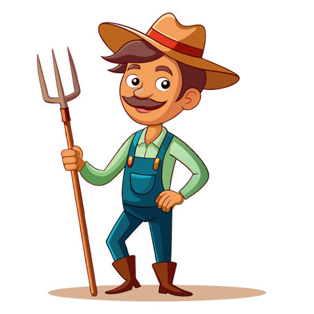 Illustration of Farmer Activityのイラスト素材