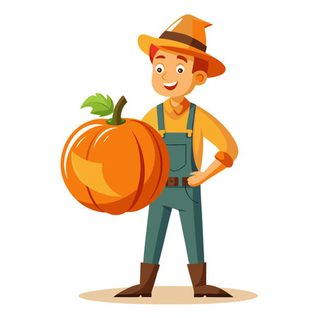 Illustration of Farmer Activityのイラスト素材