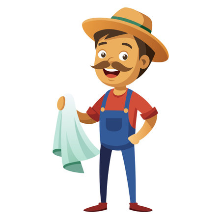 Illustration of Farmer Activityのイラスト素材