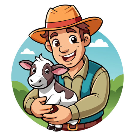 Illustration of Farmer Activityのイラスト素材