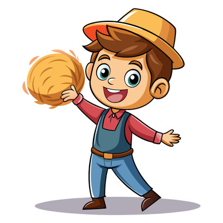 Illustration of Farmer Activityのイラスト素材