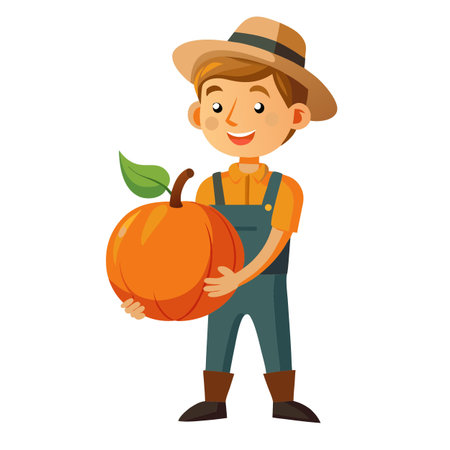 Illustration of Farmer Activityのイラスト素材