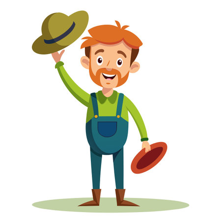 Illustration of Farmer Activityのイラスト素材