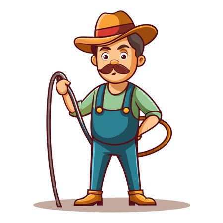 Illustration of Farmer Activityのイラスト素材