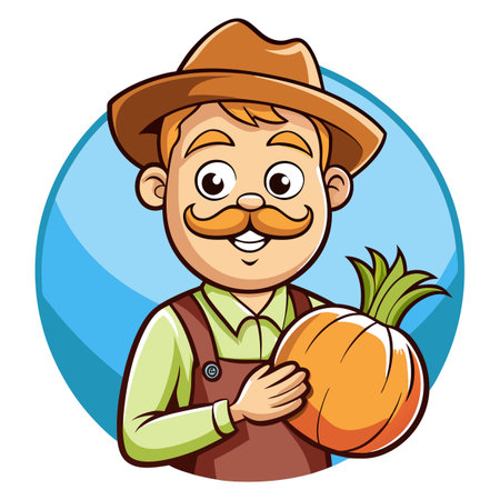 Illustration of Farmer Activityのイラスト素材