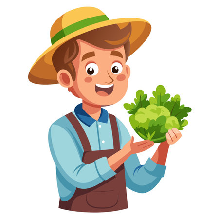 Illustration of Farmer Activityのイラスト素材