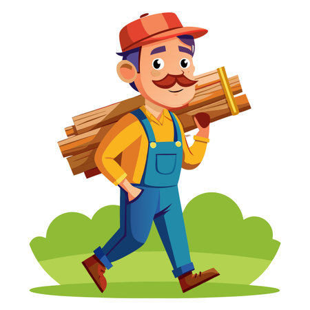 Illustration of Farmer Activityのイラスト素材