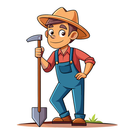 Illustration of Farmer Activityのイラスト素材