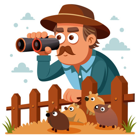 Illustration of Farmer Activityのイラスト素材