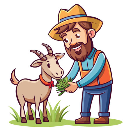 Illustration of Farmer Activityのイラスト素材