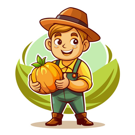 Illustration of Farmer Activityのイラスト素材