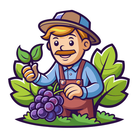Illustration of Farmer Activityのイラスト素材
