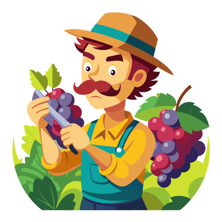 Illustration of Farmer Activityのイラスト素材