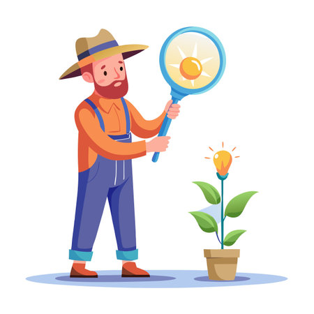 Illustration of Farmer Activityのイラスト素材