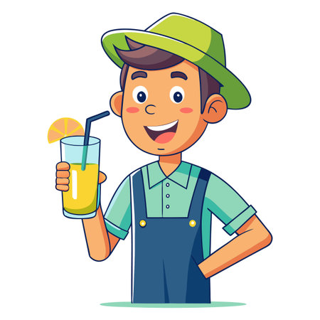 Illustration of Farmer Activityのイラスト素材