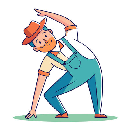 Illustration of Farmer Activityのイラスト素材