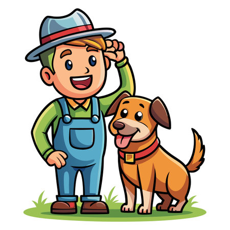 Illustration of Farmer Activityのイラスト素材