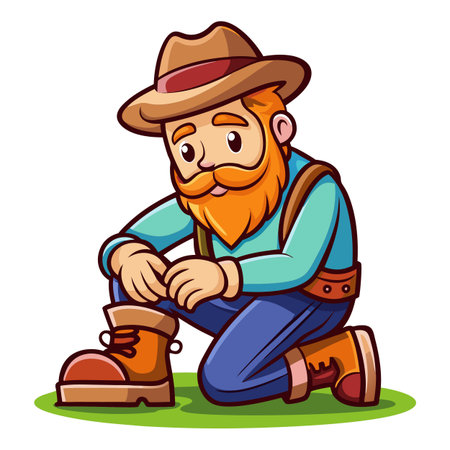 Illustration of Farmer Activityのイラスト素材