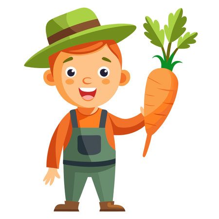 Illustration of Farmer Activityのイラスト素材