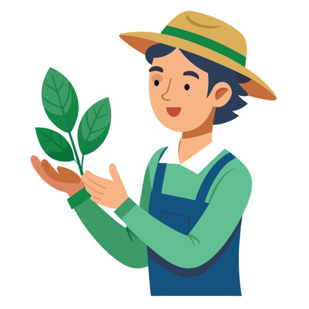 Illustration of Farmer Activityのイラスト素材