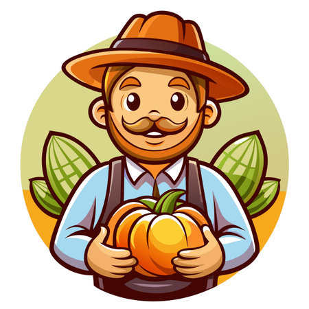 Illustration of Farmer Activityのイラスト素材